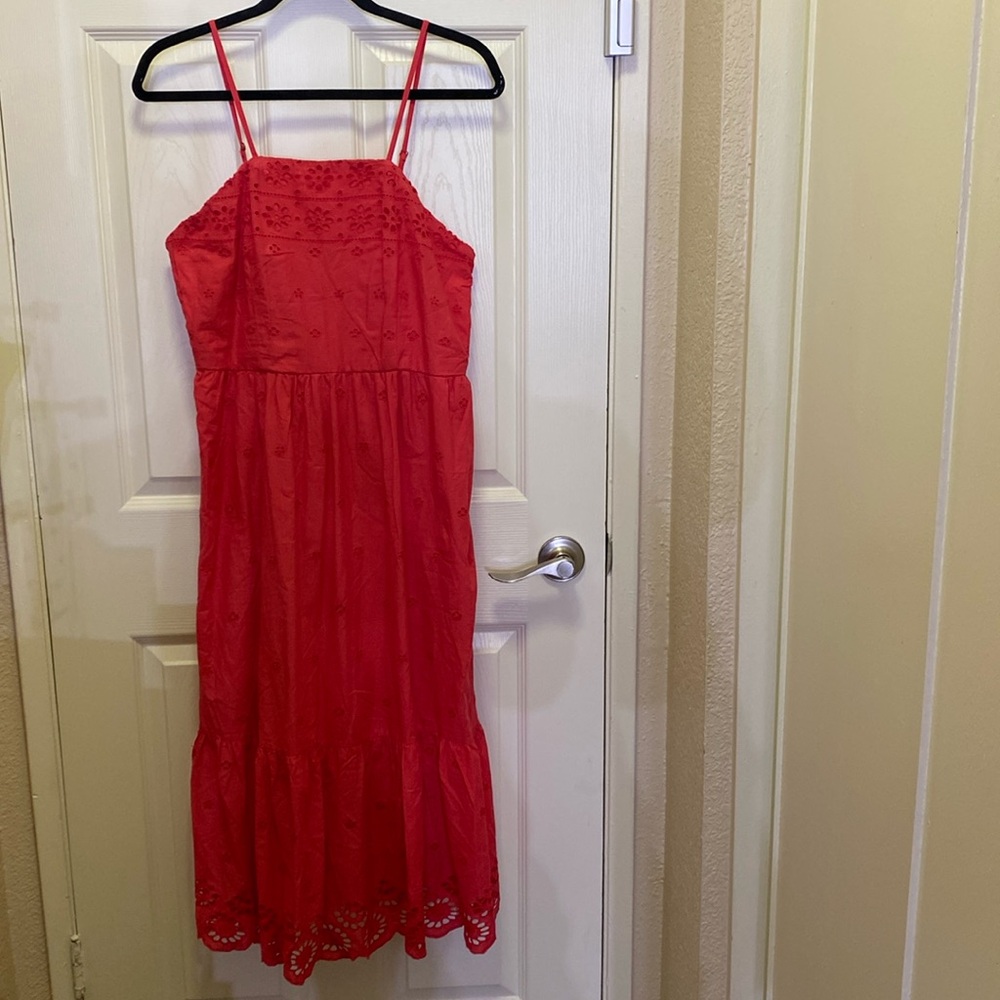 Eyelet summer dress